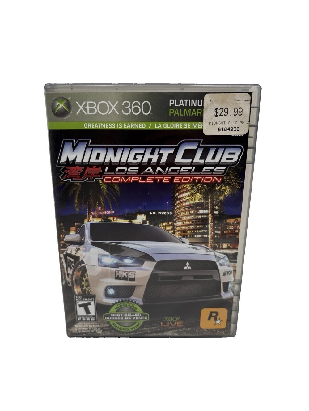 Midnight Club LA Los Angeles Complete Edition Microsoft Xbox 360 CIB Tested
